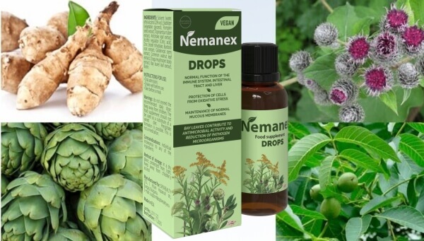 nemanex drops uso ingredientes