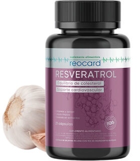Reocard Resveratrol Cápsulas Chile