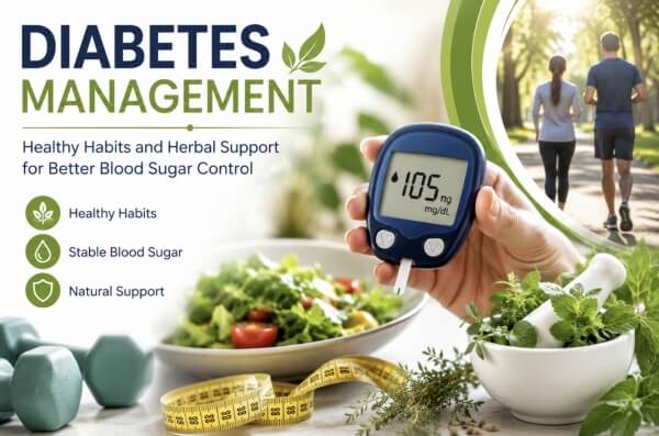 Control de la diabetes: hábitos saludables y remedios a base de plantas para un mejor control de la glucemia Control de la diabetes: hábitos saludables y remedios a base de plantas para un mejor control de la glucemia